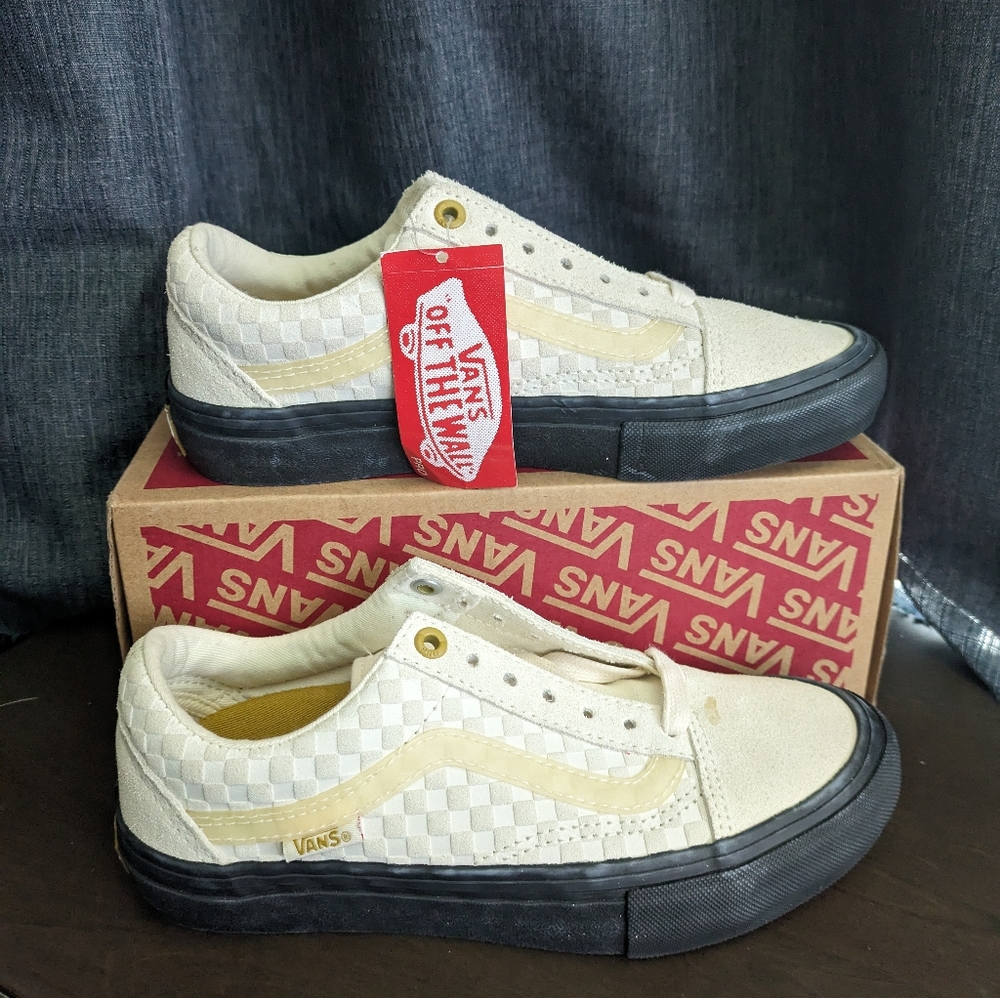 Vans Old Skool Pro Lizzie Armanto Antique Black Women 5.5 Suede 082025 - Picture 6 of 12